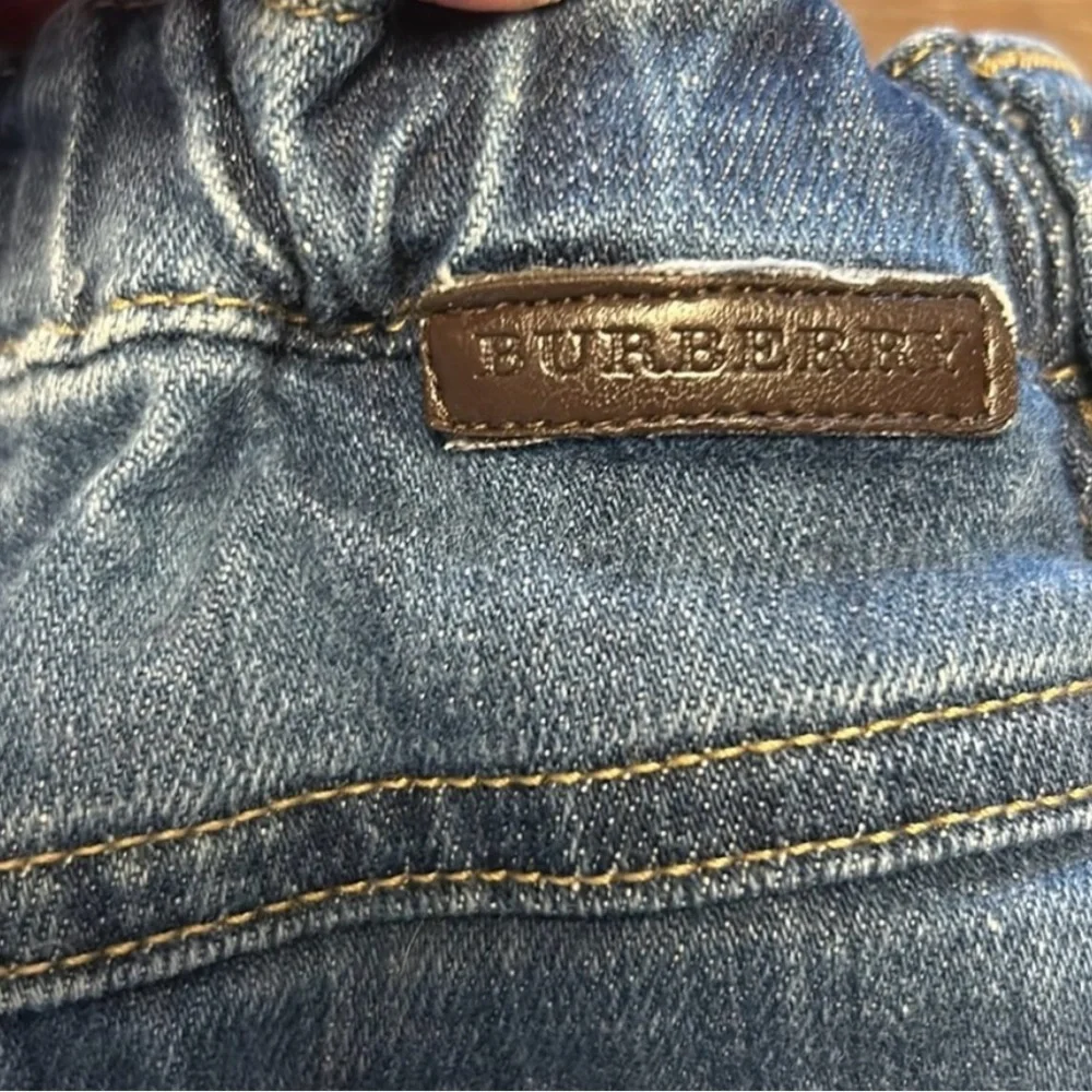 Burberry Kids Blue Denim Jeans 9 months - Picture 3 of 4
